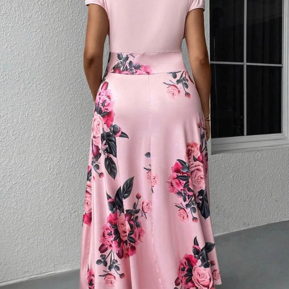 Long floral print dress​ - Picture 2 of 7